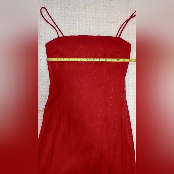NWT Red Rampage Women's Cocktail Dress with Side Slits and Sequin Hem | Size 7 - Picture 8 of 14